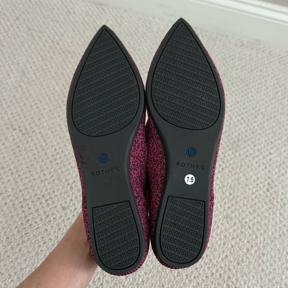Rothy’s The Point Fig Python Flats - Picture 9 of 10